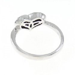 Nhẫn kim cương hình trái tim K18WG/K18BG 0.30CT 671608