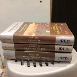 Lịch Sử Văn Minh Thế Giới - Phần I: Di Sản Phương Đông  - Bộ 3 cuốn bìa cứng