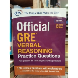 The People Who Make the Test: Offical GRE Verbal Reasoning Practice Question Volume 1, Second Edition
