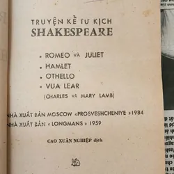 Truyện kể từ kịch Shakespeare - song ngữ Anh-Việt (tranh vẽ) 726850