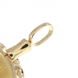 K18YG(枠) Đồng xu mặt dây chuyền - Hàng hiệu Authentic 865907