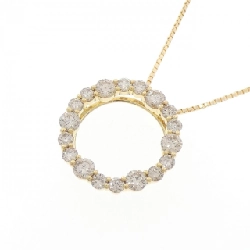 K18YG Dây chuyền kim cương 1.00CT - Hàng hiệu Chính hãng 860018