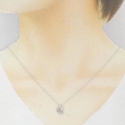 K18WG Hoa Kim Cương Dây Chuyền 0.50CT - Hàng hiệu Chính hãng 856241