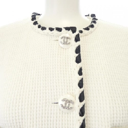 Jacket không cổ CHANEL P70028V60820 21C 630372