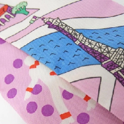 Hermès LES NOUVEAUX AMOUREUX Twilly 063329S khăn quàng 624717