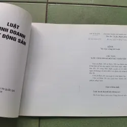 [Sách luật bất động sản] Luật kính doanh bất động sản  1023169