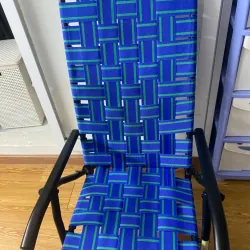 Ghế xếp màu xanh dương 