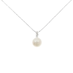 K18WG Dây chuyền ngọc trai Akoya 8.1mm - Hàng hiệu Chính hãng