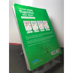 15 phút luyện KANJI mỗi ngày Vol 2 2020 mới 85% bẩn nhẹ New Edition HPB2808 HỌC NGOẠI NGỮ 351334