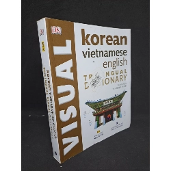 Từ điển Korean vietnamese english mới 90% sách màu HCM1307 Rebooks.vn