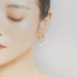 Bông tai ngọc trai Akoya 7mm - Hàng hiệu Authentic 848751