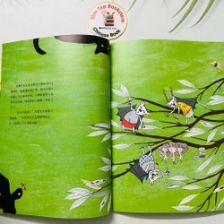 Set sách tranh tiếng Trung ít chữ cho bé 479451
