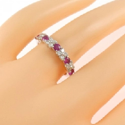 Nhẫn Ruby Hoa K18WG 0.46CT - Hàng hiệu Chính hãng 854700