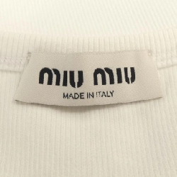 MIU MIU MIU MIU Logo MJT682 SOOO 15NL Áo tank 627901