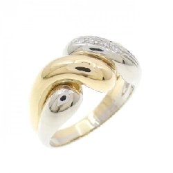 Nhẫn kim cương 750YG/750WG - Hàng hiệu Authentic