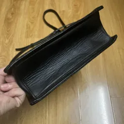 Túi nam phom hộp 22x26x7 da thật 2hand 996735