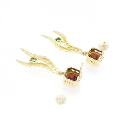 K18YG Garnet Bông tai 4.27CT - Hàng hiệu Chính hãng 867170