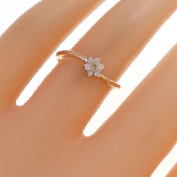 Nhẫn kim cương hoa K18PG 0.11CT - Hàng hiệu Authentic 850733