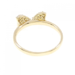 Nhẫn kim cương K18YG hình ruy băng 0.25CT 672845