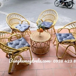 Ghế mây đơn nhỏ đuôi công 454730