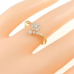 Nhẫn kim cương hoa K18YG 0.25CT - Hàng hiệu Authentic 856373