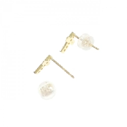 K18YG Bông tai kim cương chéo 0.10CT - Hàng hiệu Chính hãng 872024