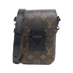Túi đeo vai Louis Vuitton Monogram Macassar S-Lock Vertial Wearable Wallet M81522