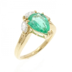 Nhẫn Emerald K18YG 1.29CT - Hàng hiệu Chính hãng