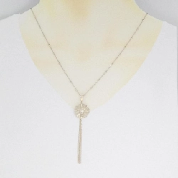 K18WG 2WAY Dây chuyền kim cương 0.01CT - Hàng hiệu Authentic 848321