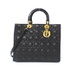 【Vintage】Christian Dior Lady Dior Large CAL44560 Bag