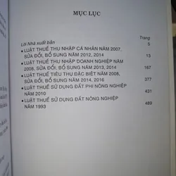 Chỉ dẫn pháp luật về Một số lĩnh vực Thuế 630720