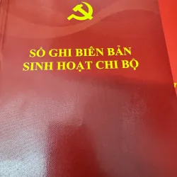 S118. SỔ GHI BIÊN BẢN SINH HOẠT CHI BỘ