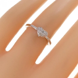 Nhẫn kim cương hình trái tim K18WG 0.07CT - Hàng hiệu chính hãng 853853