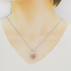 K18WG Dây chuyền đá hồng ngọc 19.40CT - Hàng hiệu Chính hãng 859299