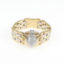 Nhẫn kim cương K18YG/PT 0.29CT - Hàng hiệu Chính hãng