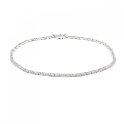 K18WG Vòng tay kim cương 1.00CT - Hàng hiệu Chính hãng 878949