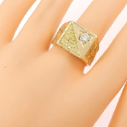 Nhẫn kim cương K18YG 0.347CT - Hàng hiệu Authentic 848573