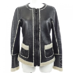 CHANEL P33736W04172 08A Áo khoác lông cừu - Hàng hiệu Chính hãng