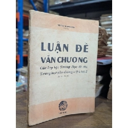 Luận đề văn chương - Nguyễn Quang Huy 1013324