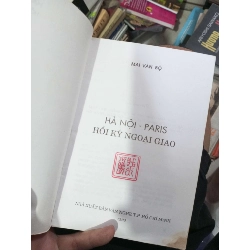HÀ NỘI - PARIS Hồi ký ngoại giao của Mai Văn Bộ 1994 (Sách văn học) KSX060526 1038635