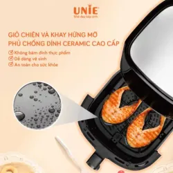 NỒI CHIÊN KHÔNG DẦU UNIE UE-600 – 6.5L • 8 CHẾ ĐỘ NẤU CHUYÊN SÂU • GIẢM 90% CHẤT BÉO 722788