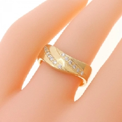 Nhẫn kim cương K18YG 0.18CT 669016