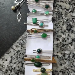 Kẹp cavat ngọc trai, đá 797416