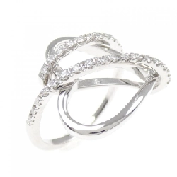 Nhẫn kim cương hình trái tim K18WG 0.30CT