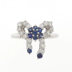 Nhẫn Sapphire Ruy Băng PT900 0.30CT - Hàng hiệu Chính hãng 853746