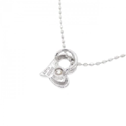 K18WG Dây chuyền kim cương hình trái tim 0.07CT - Hàng hiệu chính hãng 859283