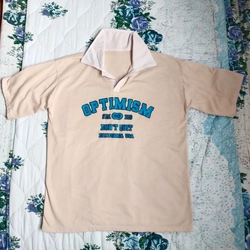 Combo 3 áo thun màu nâu, đen, kem free size 469315