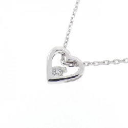 K18WG Dây chuyền kim cương hình trái tim - Hàng hiệu Chính hãng 855922