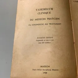 Cẩm nang lâm sàng học, V. FATTORUSSO - O. RITTER 711099
