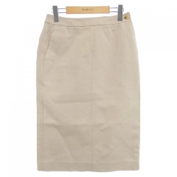【Vintage】Elie HERMES H Button Skirt